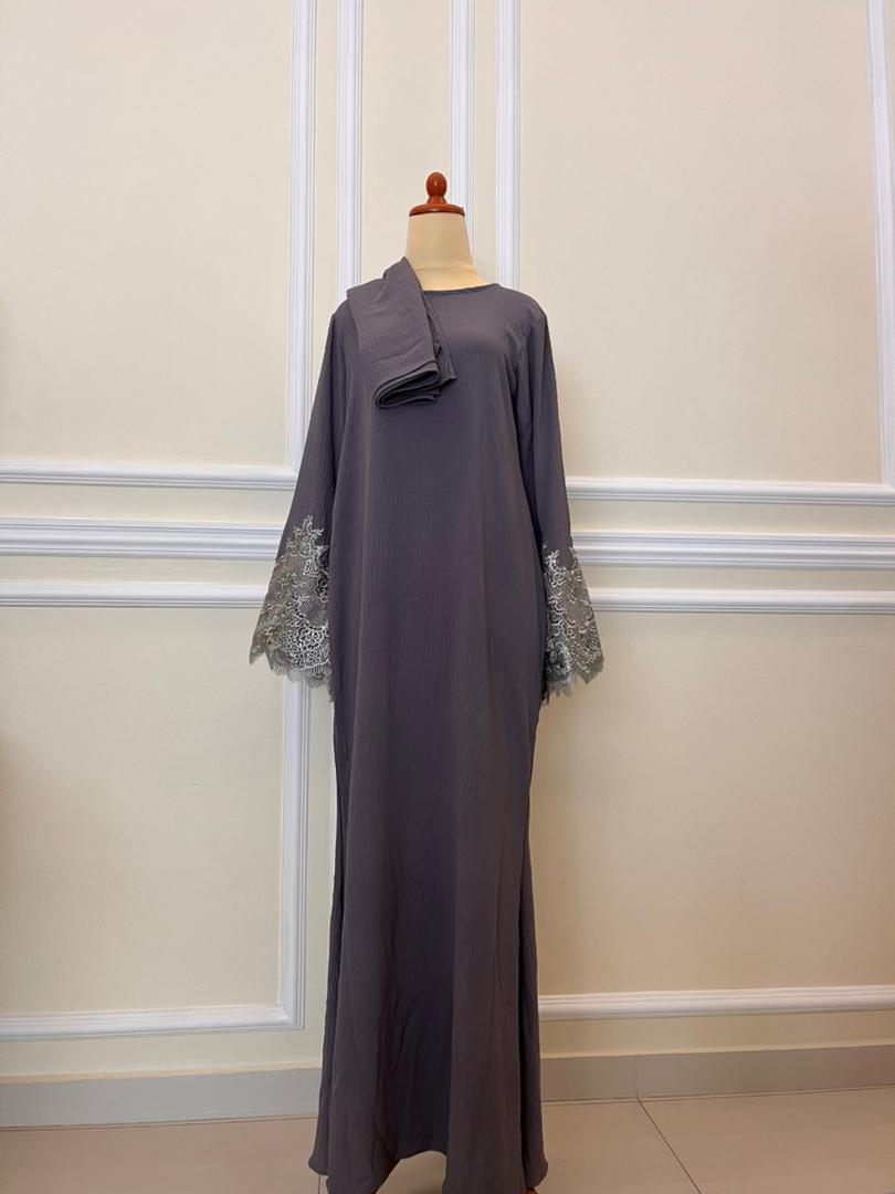 Grey Abaya